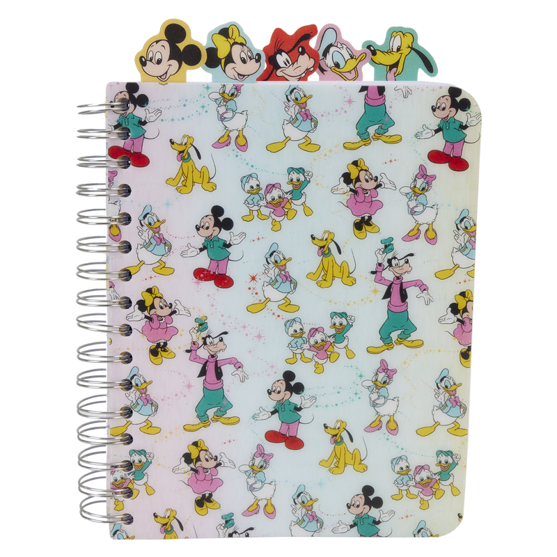 Disney100 Mickey x26 Friends Classic Stationery Spiral Tab Journal