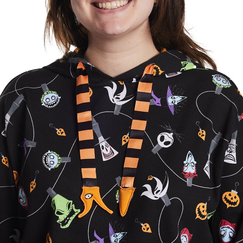Nightmare Before Christmas Tree String Lights Unisex Hoodie