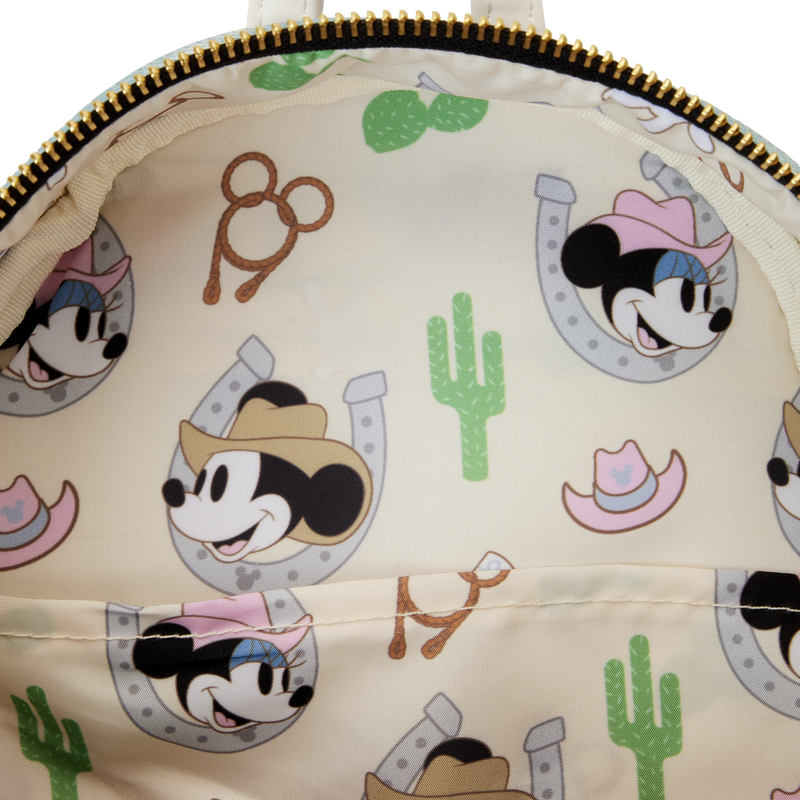 Western Minnie Mouse Cosplay Mini Backpack