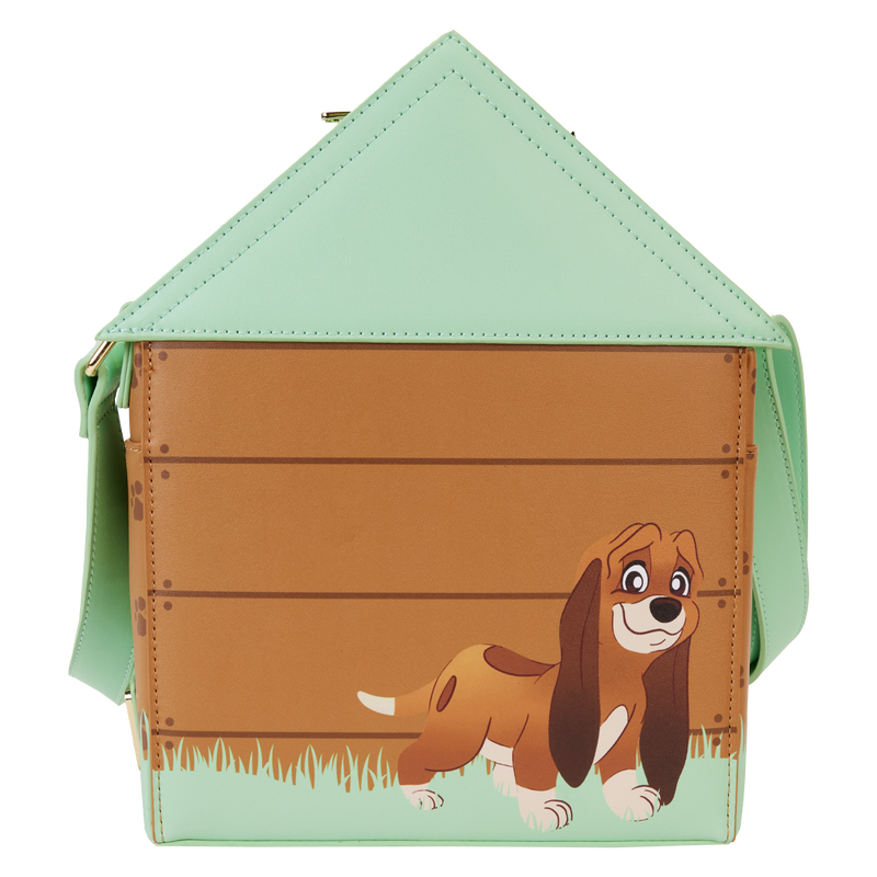 I Heart Disney Dogs Doghouse Triple Lenticular Figural Crossbody Bag