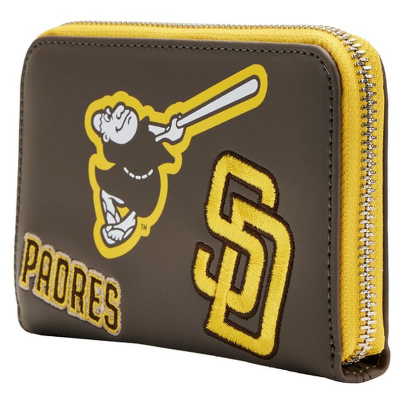 MLB SD Padres Patches Zip Around Wallet