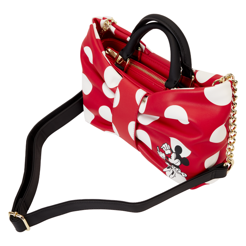 Minnie Mouse Rocks the Dots Classic Bow Figural Crossbody Bag