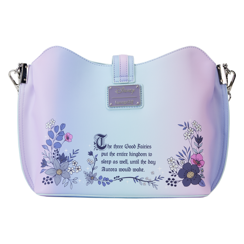 Sleeping Beauty 65th Anniversary Floral Ombre Crossbody Bag