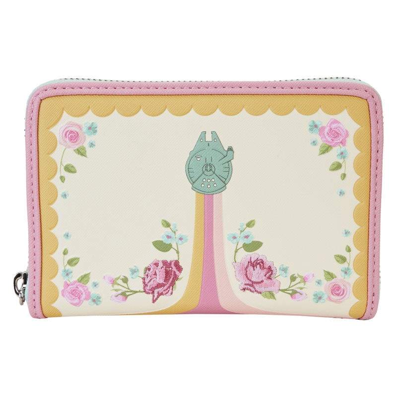 Star Wars Rebel Alliance Floral Zip Around Wallet