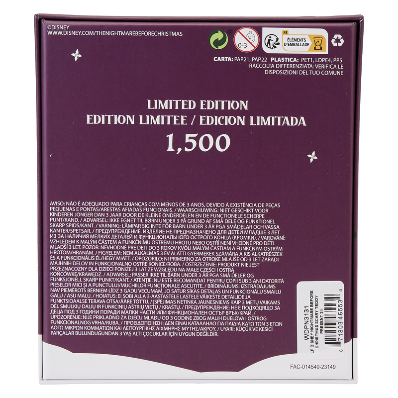 Nightmare Before Christmas Scary Teddy Present 3