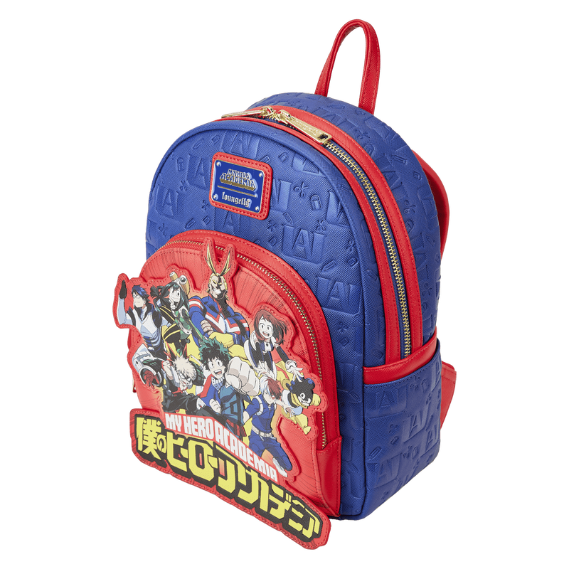 My Hero Academia Group Debossed Logo Mini Backpack