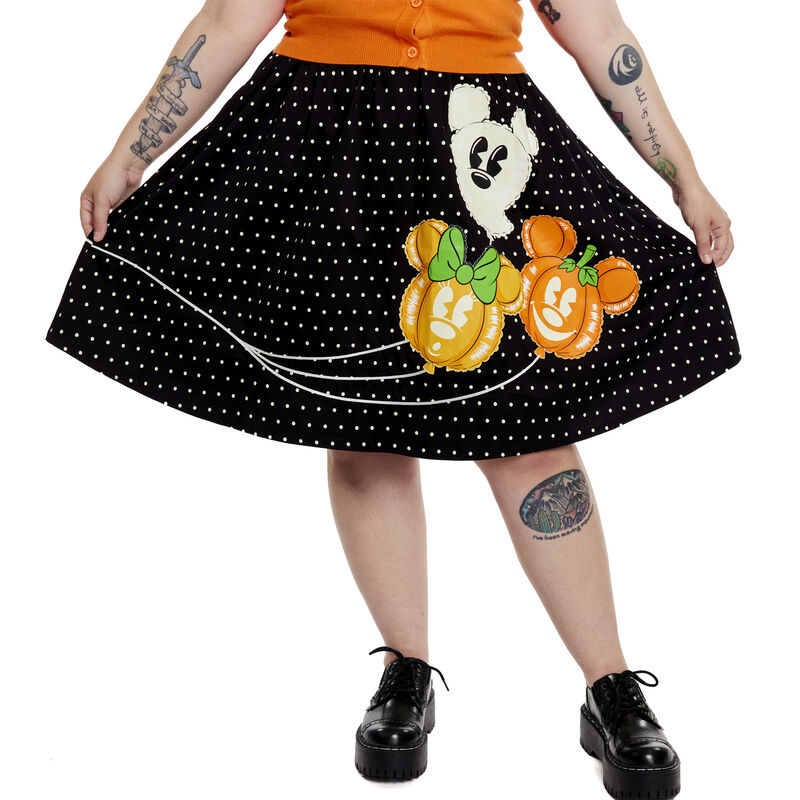 Stitch Shoppe Minnie Mouse Pumpkin Balloon Sandy Skirt