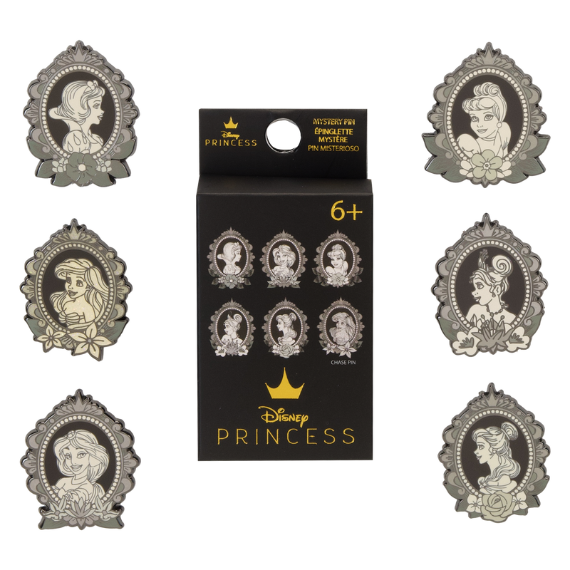 Disney Princess Cameo Porcelain Portraits Mystery Box Pin