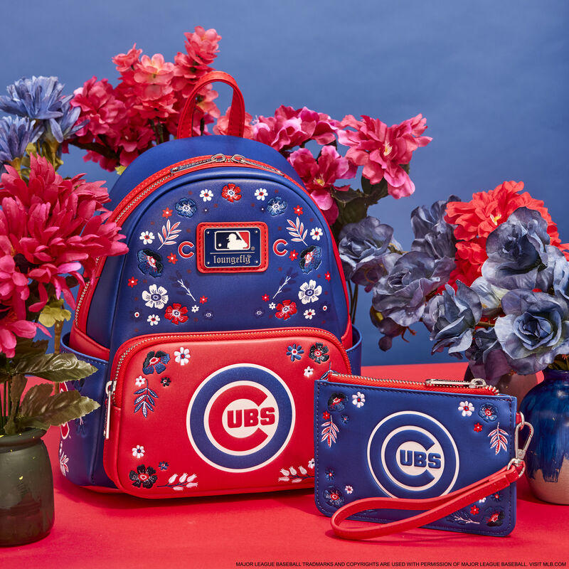 MLB Chicago Cubs Floral Mini Backpack