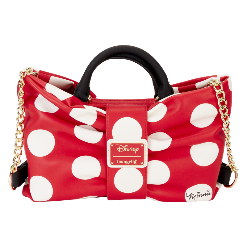 Minnie Mouse Rocks the Dots Classic Bow Figural Crossbody Bag
