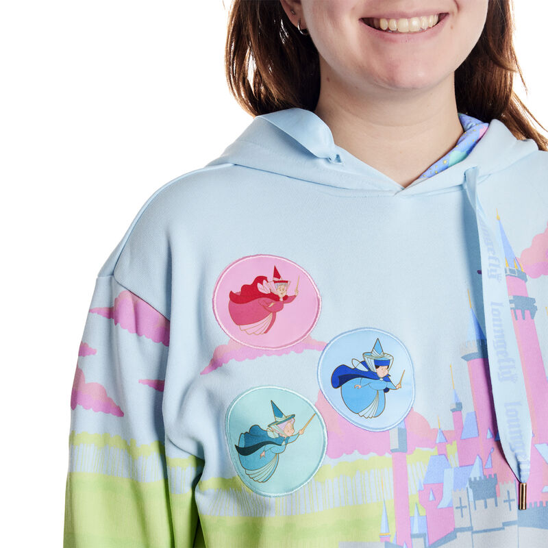 Sleeping Beauty Castle Three Good Fairies Unisex Hoodie