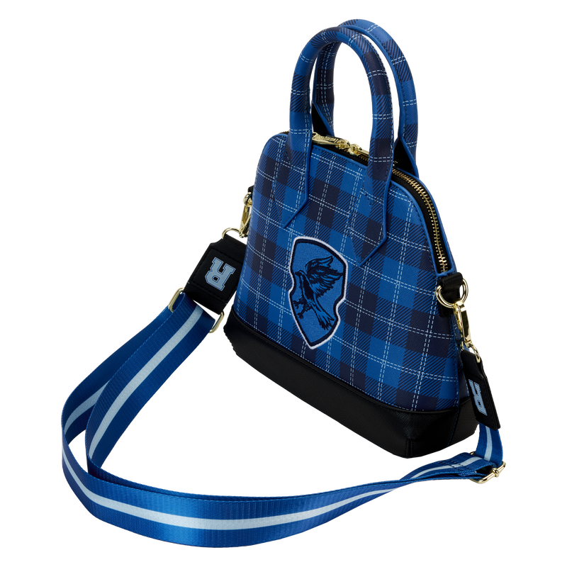 Harry Potter Ravenclaw Patch Varsity Plaid Crossbody Bag