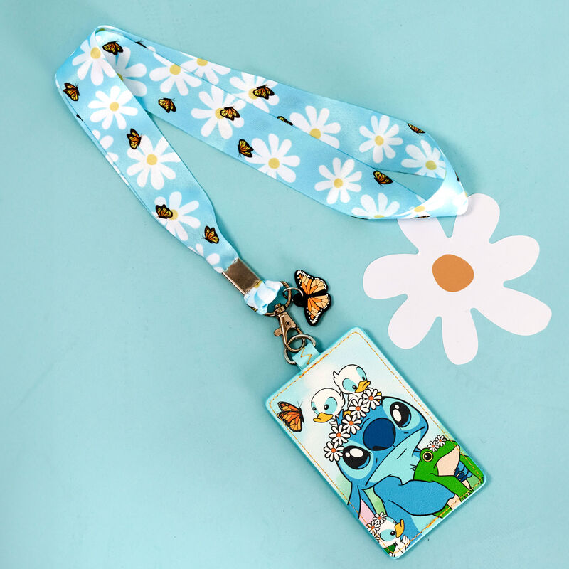 Stitch Springtime Daisy Lanyard With Card Holder