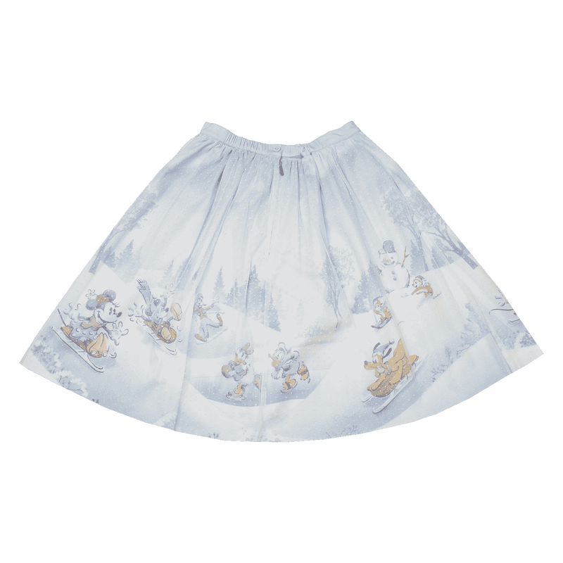 Stitch Shoppe Mickey x26 Friends Winter Snow Tulle Overlay Skirt