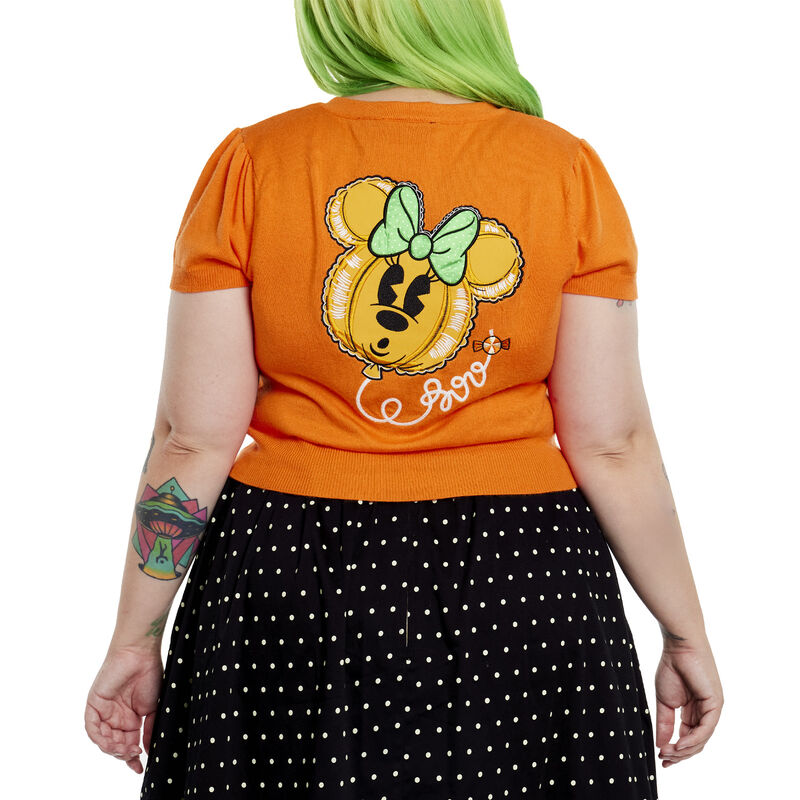 Stitch Shoppe Minnie Mouse Pumpkin Balloon Domonique Cardigan