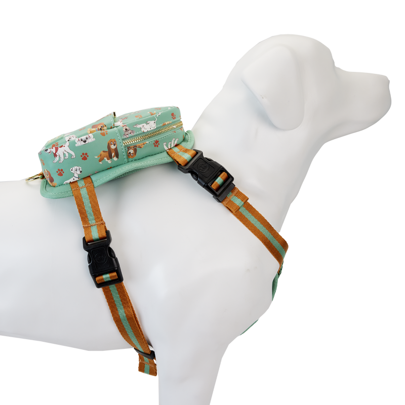 I Heart Disney Dogs All-Over Print Mini Backpack Dog Harness