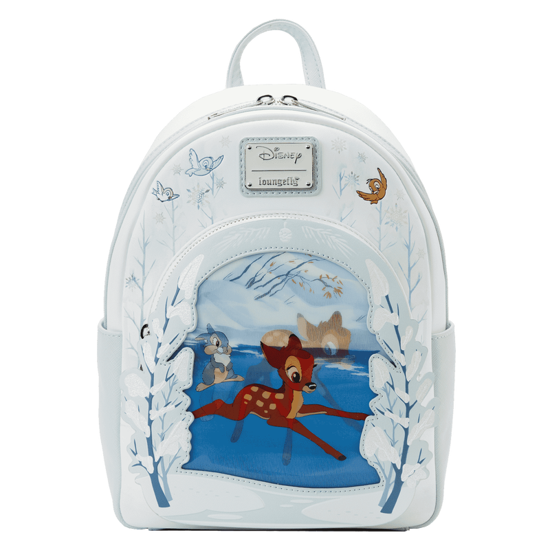 Limited Edition Bundle Exclusive - Bambi on Ice Lenticular Mini Backpack and Pop! Bambi (Flocked)