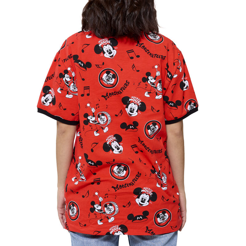 Disney100 Mouseketeers All-Over Print Unisex Ringer Tee