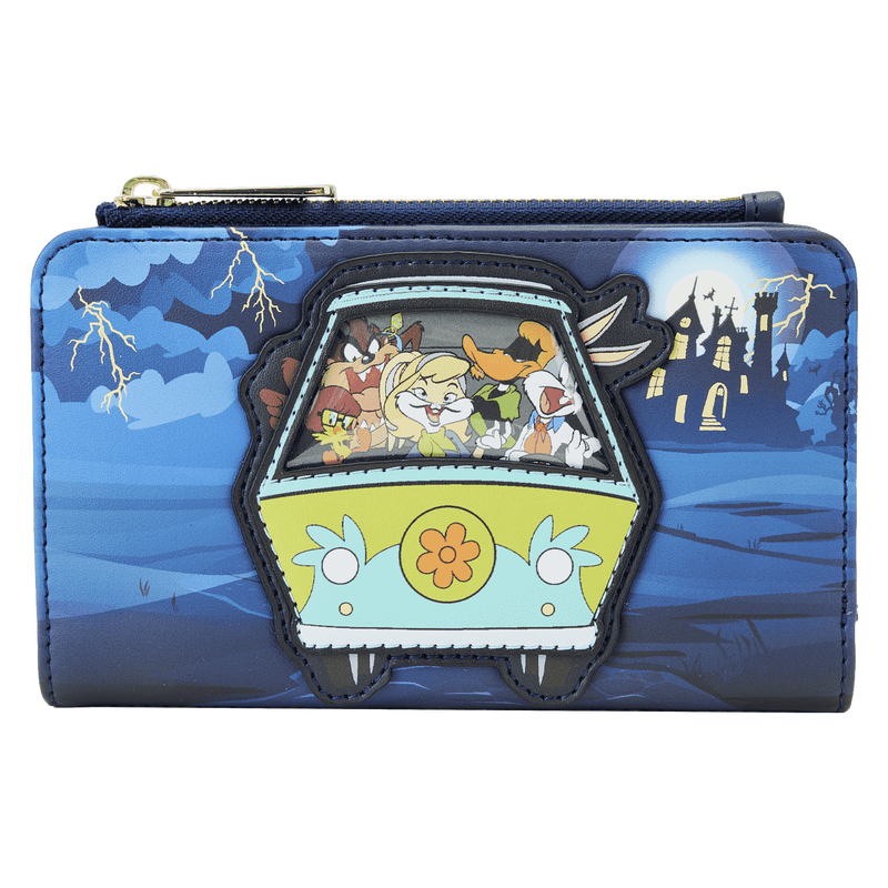 Warner Brothers 100th Anniversary Looney Tunes x26 Scooby Mashup Flap Wallet
