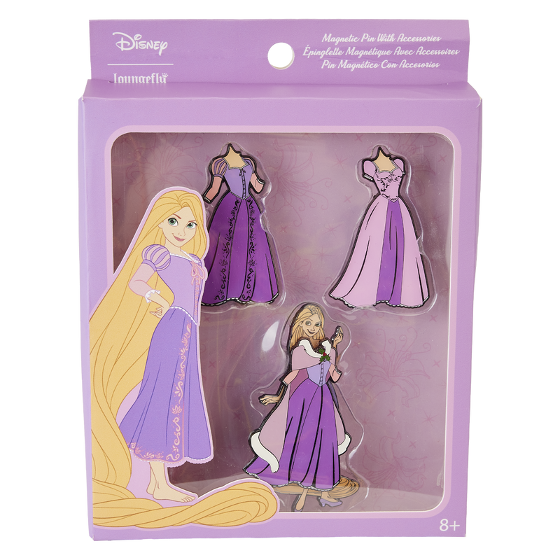 Rapunzel Paper Doll Magnetic Pin Set
