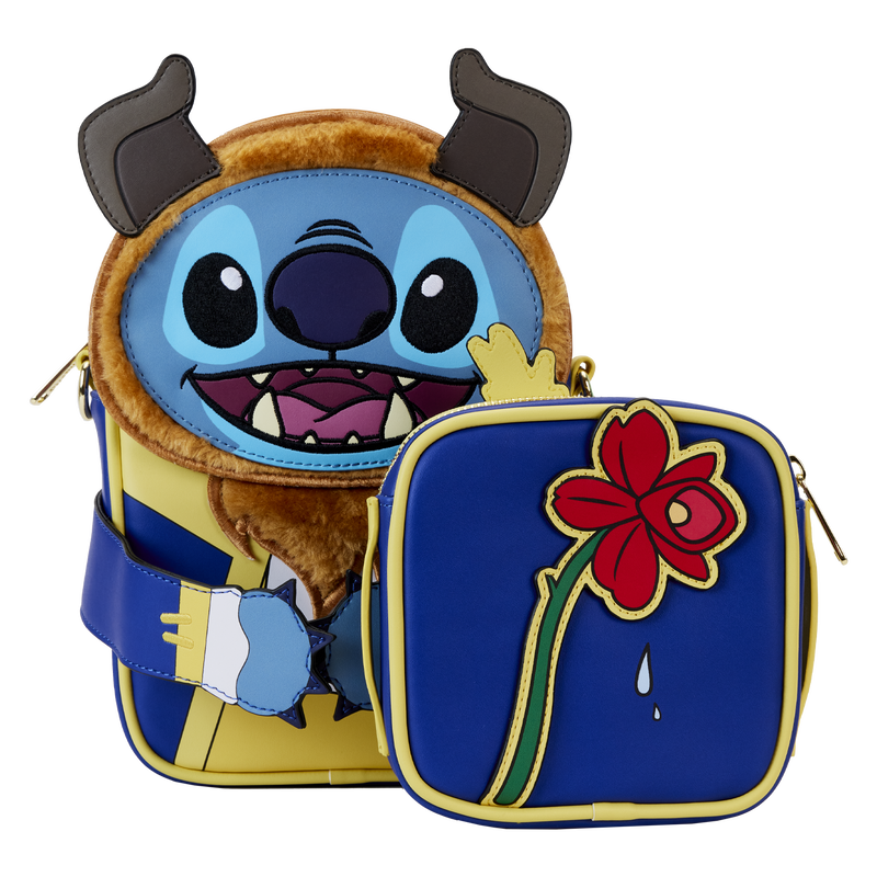 Stitch in Beast Costume Exclusive Crossbuddies® Cosplay Crossbody Bag with Coin Bag