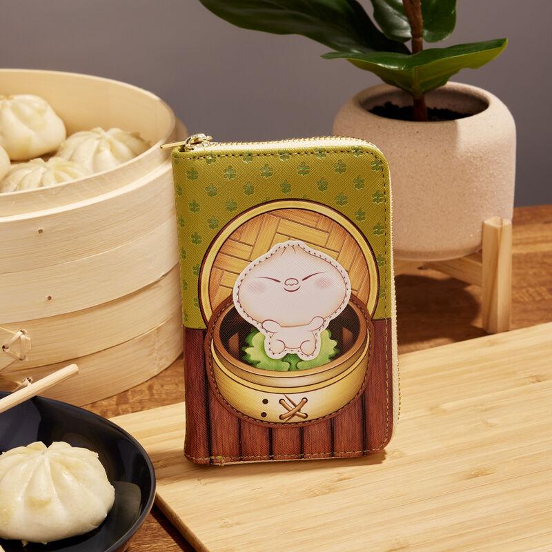 Pixar Shorts Bao Bamboo Steamer Basket Zip Around Wallet