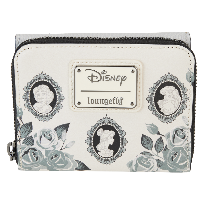 Disney Princess Cameo Porcelain Portraits Zip Around Wallet