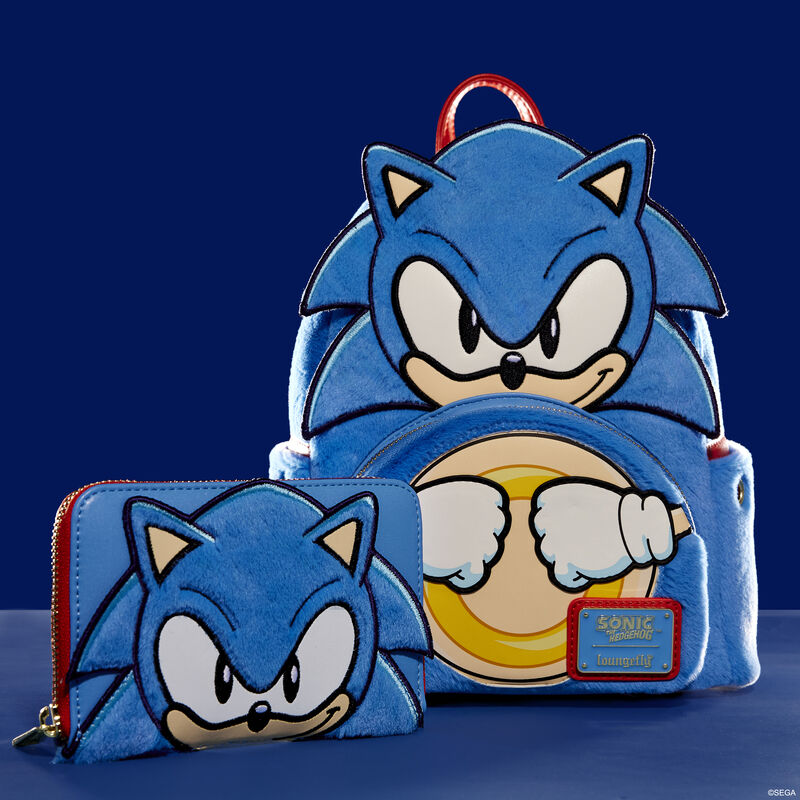 Sonic the Hedgehog Classic Cosplay Plush Mini Backpack