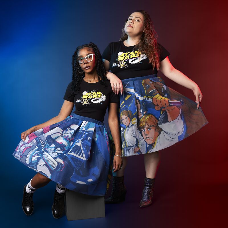 Stitch Shoppe Star Wars™ Space Logo Ariana Top