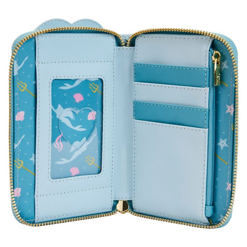 The Little Mermaid Wedding Cake Zip Around Wallet