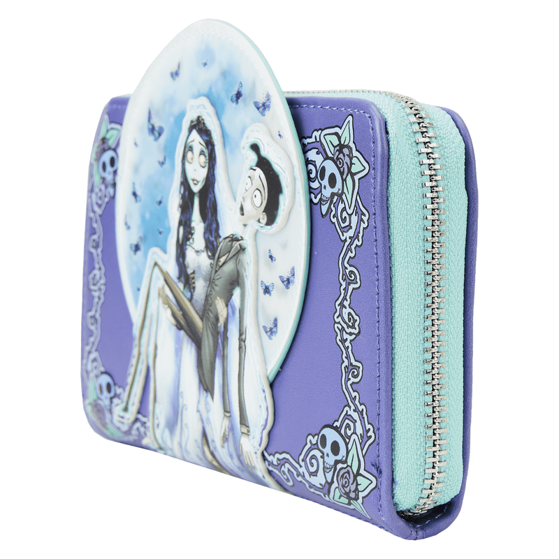 Corpse Bride Moon Zip Around Wallet