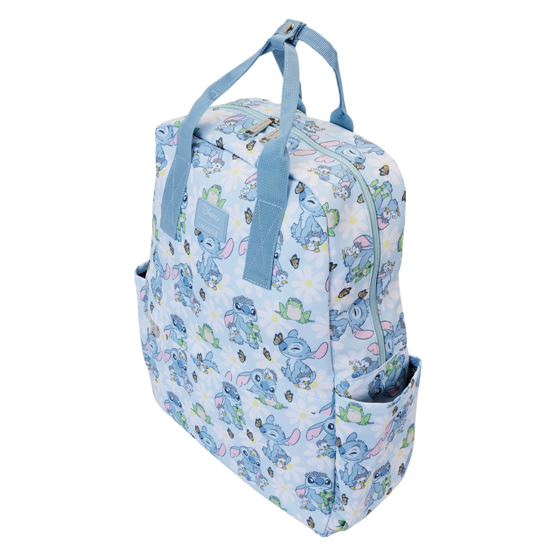 Stitch Springtime Daisy All-Over Print Nylon Full-Size Backpack
