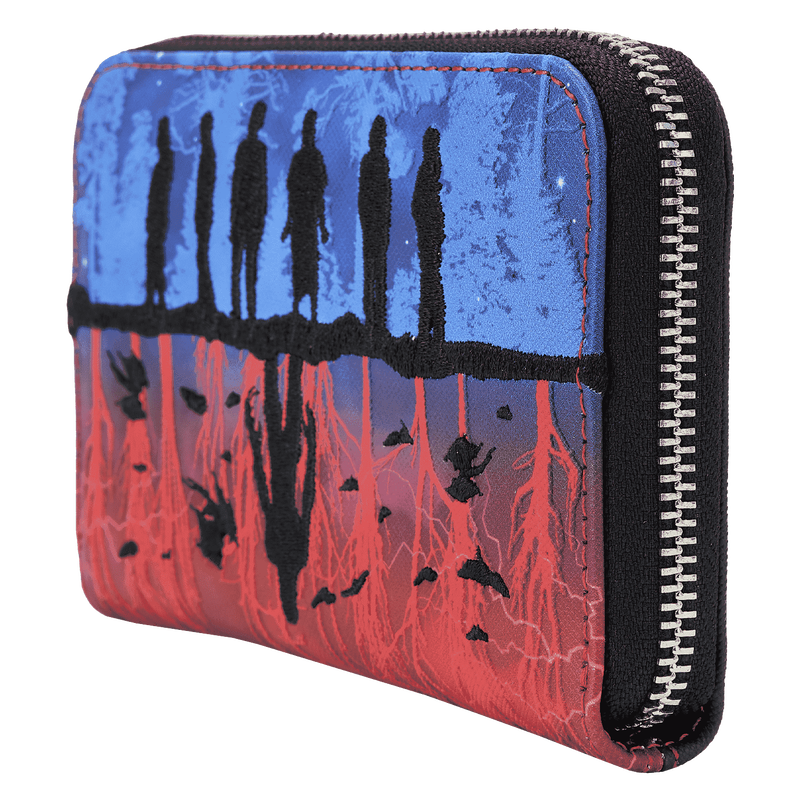 Stranger Things Upside Down Shadows Zip Around Wallet