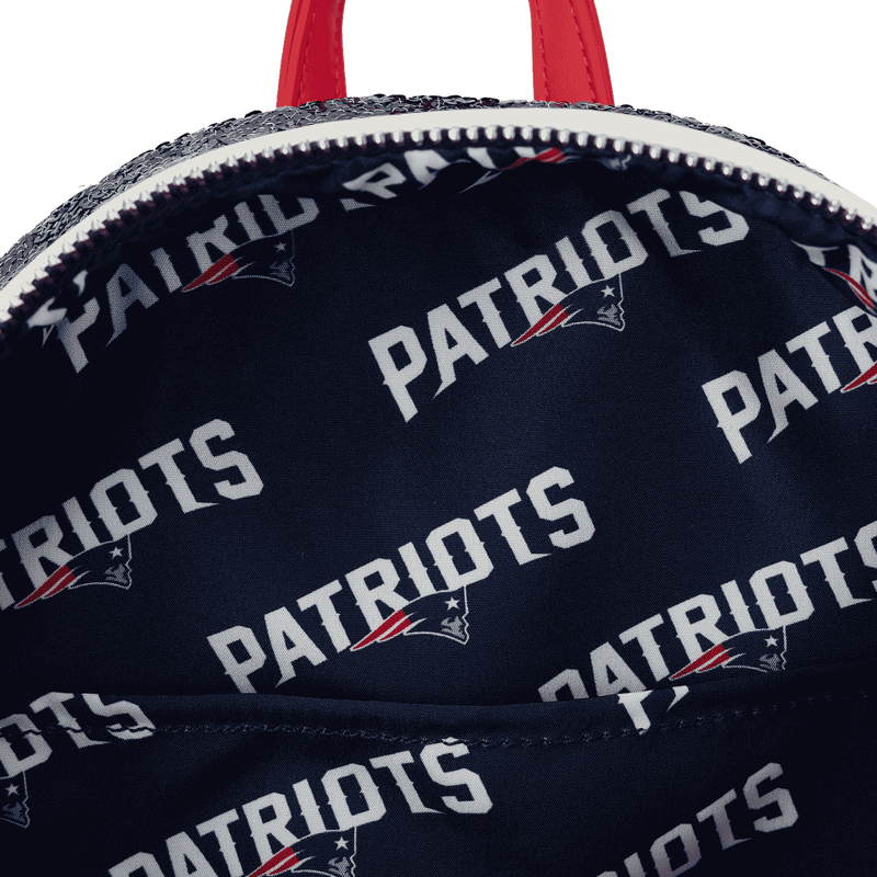 NFL New England Patriots Sequin Mini Backpack