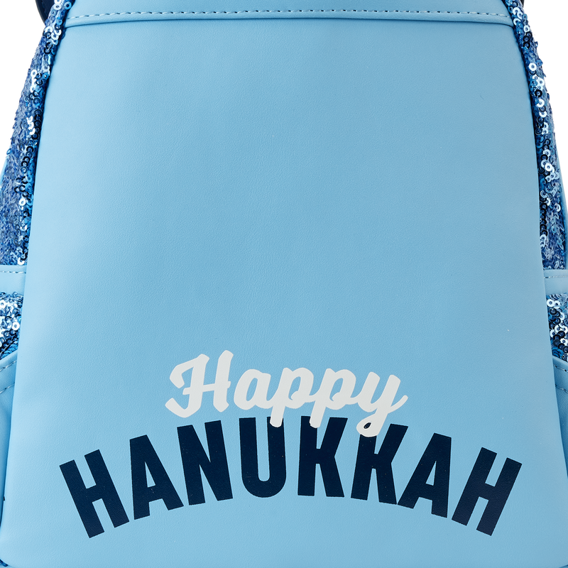 Mickey Mouse Hanukkah Sequin Glow Mini Backpack
