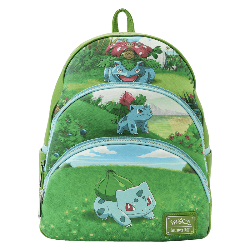 Pokémon Bulbasaur Evolutions Triple Pocket Backpack