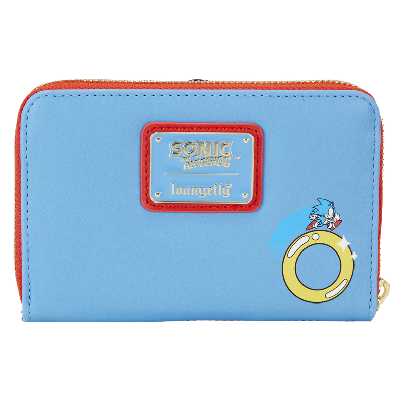 Sonic the Hedgehog Classic Cosplay Plush Zip Around Wallet