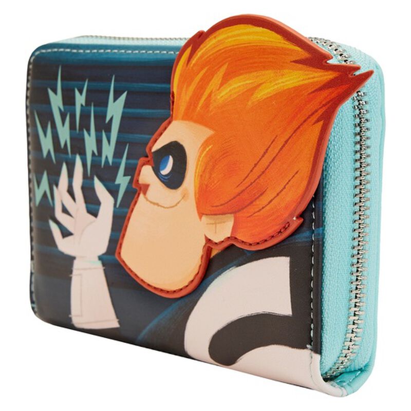 The Incredibles Syndrome Glow Zip Around Wallet