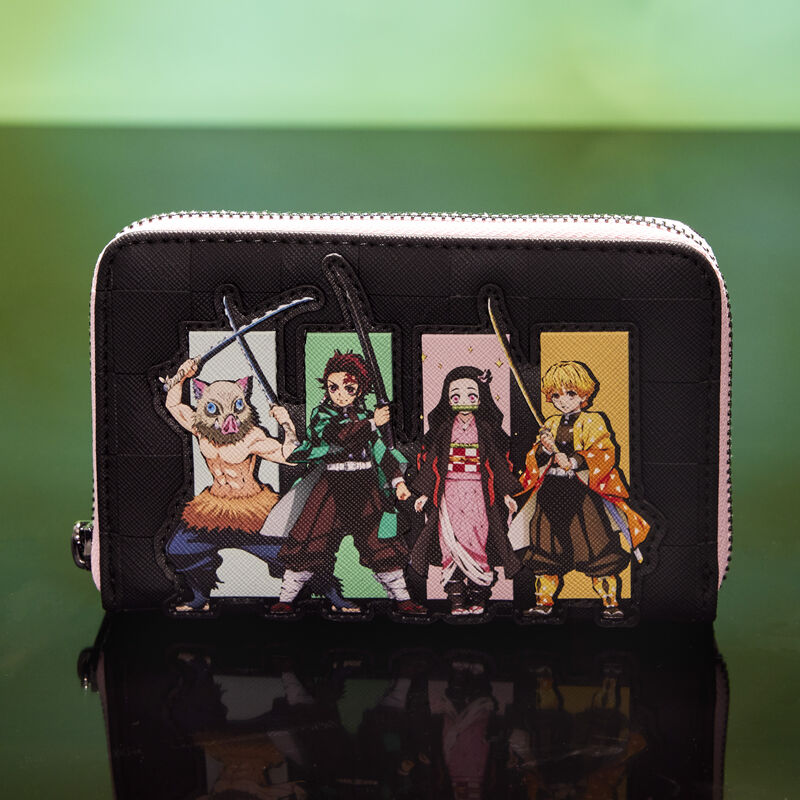 Demon Slayer Heroes Group Zip Around Wallet