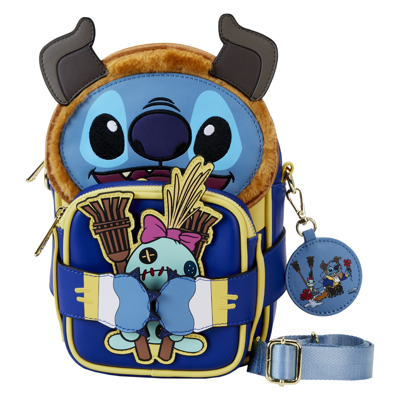 Stitch in Beast Costume Exclusive Crossbuddies® Cosplay Crossbody Bag with Coin Bag