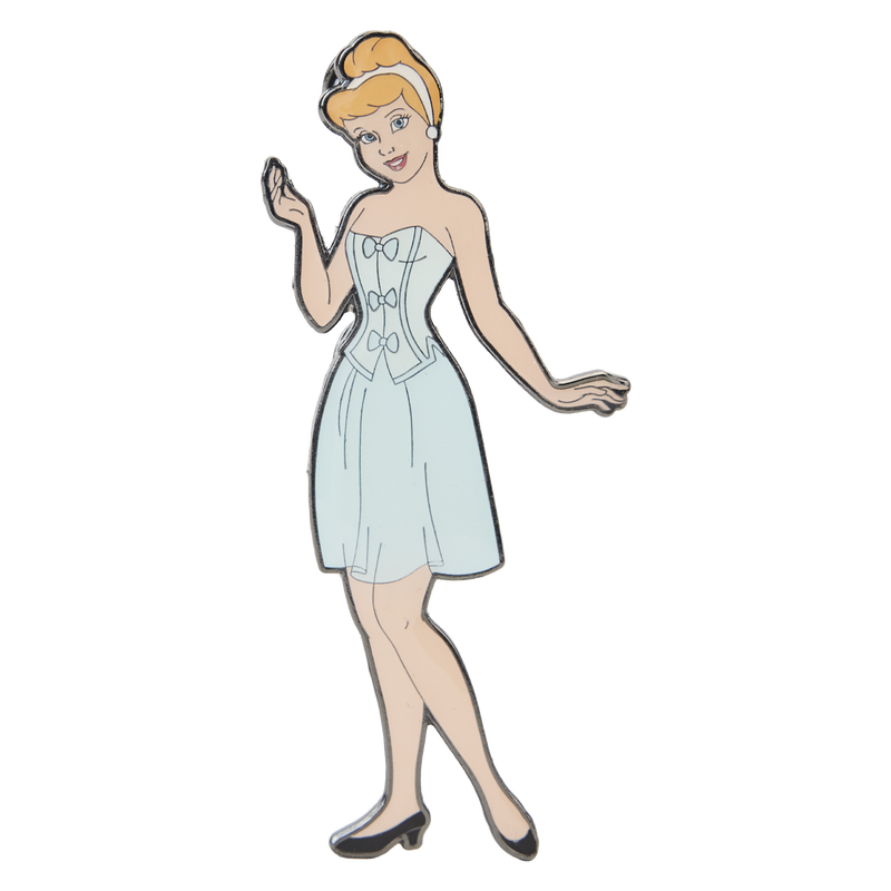 Cinderella Paper Dolls Magnetic Pin Set
