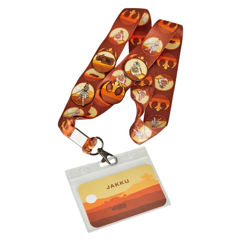 Star Wars Lands Jakku Lanyard with Card Holder x26 4 Pins