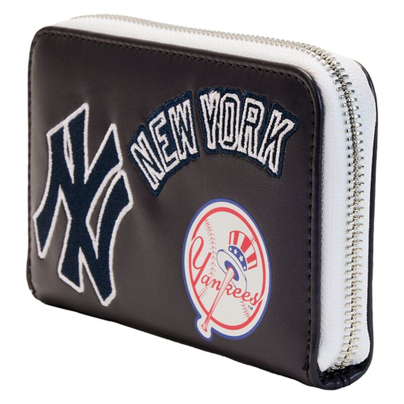 MLB NY Yankees Patches Zip Around Wallet