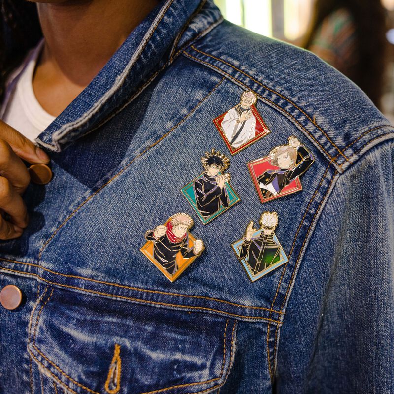 NYCC Limited Edition Jujutsu Kaisen Character 5pc Pin Set