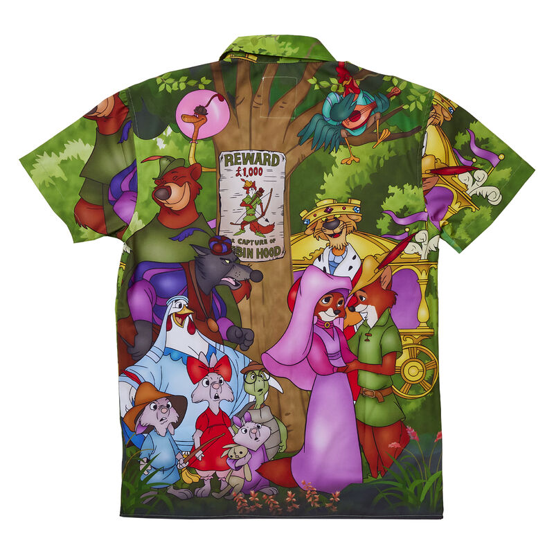 Robin Hood Wanted Poster Unisex Camp Shirt