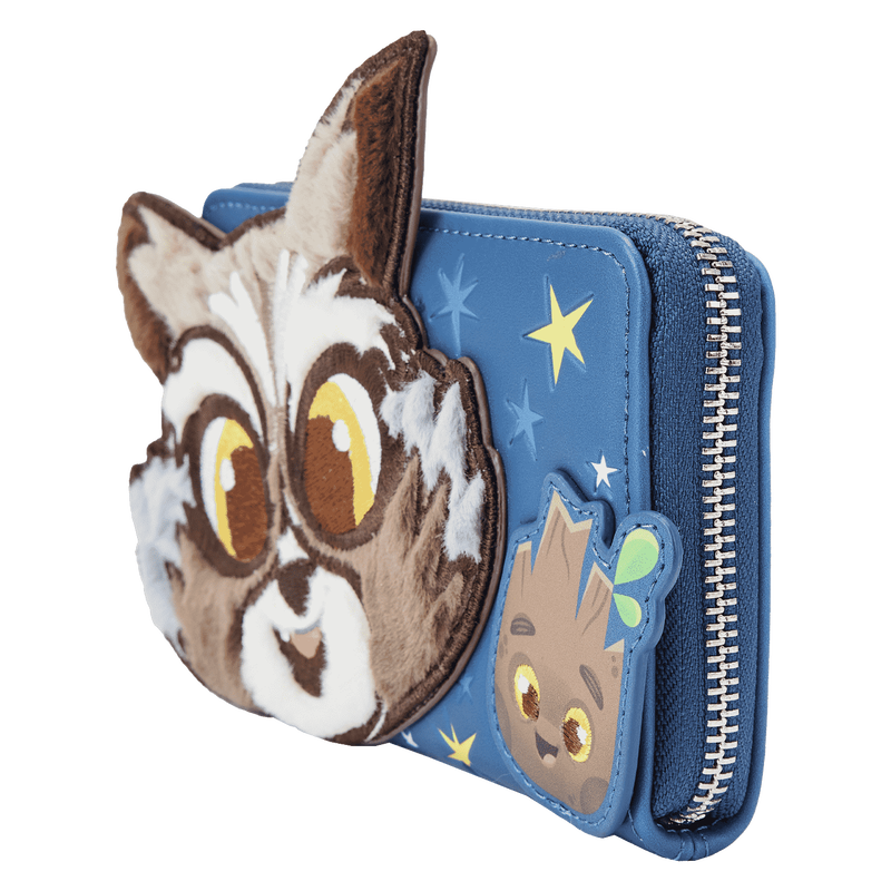 SDCC Limited Edition Rocket and Groot Zip Around Wallet