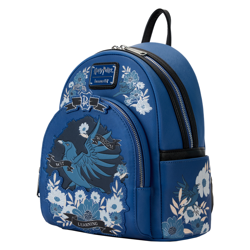 Harry Potter Ravenclaw House Floral Tattoo Mini Backpack