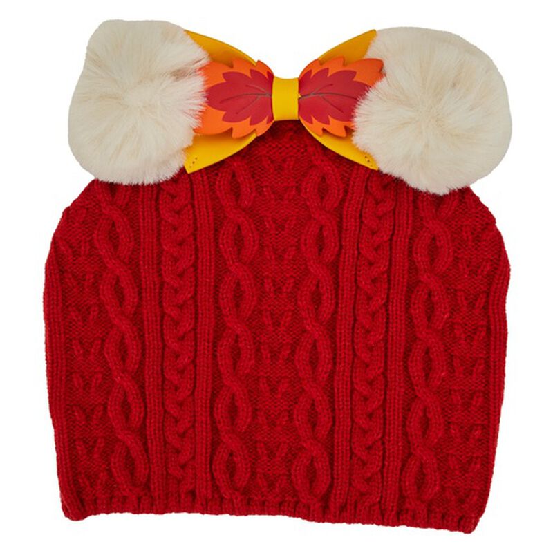 Exclusive - Disney Fall Minnie Mouse Pom Beanie