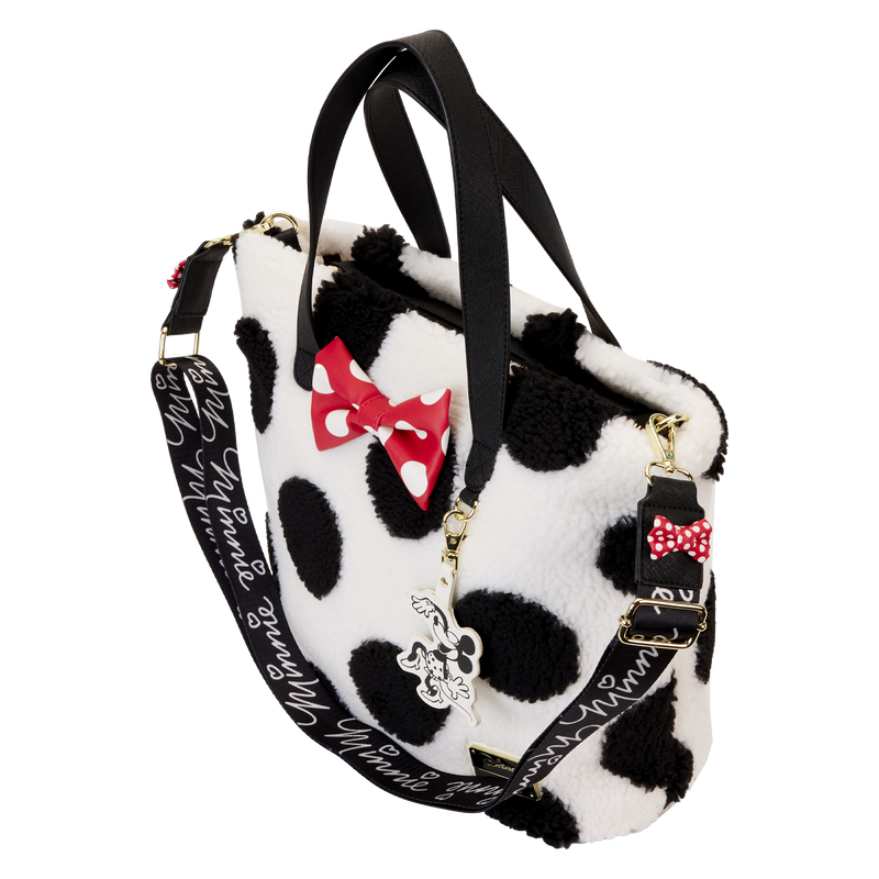 Minnie Mouse Rocks the Dots Classic Sherpa Tote Bag