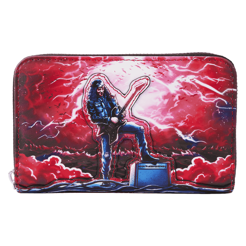 Stranger Things Eddie Munson Tribute Glow Zip Around Wallet